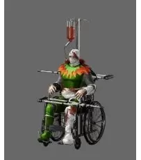 全网首发：轮椅素材-可做时装服装